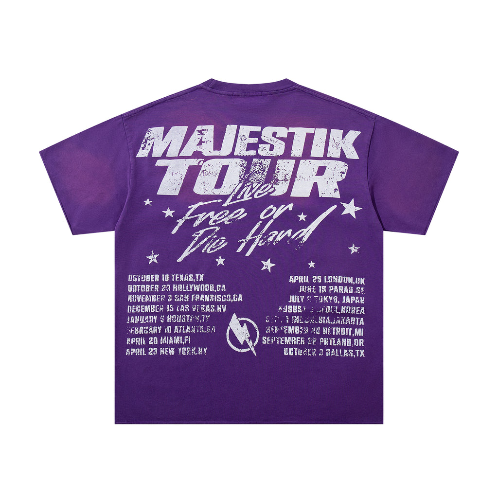 MAJESTIK Tour CD Album Vintage T‑Shirt
