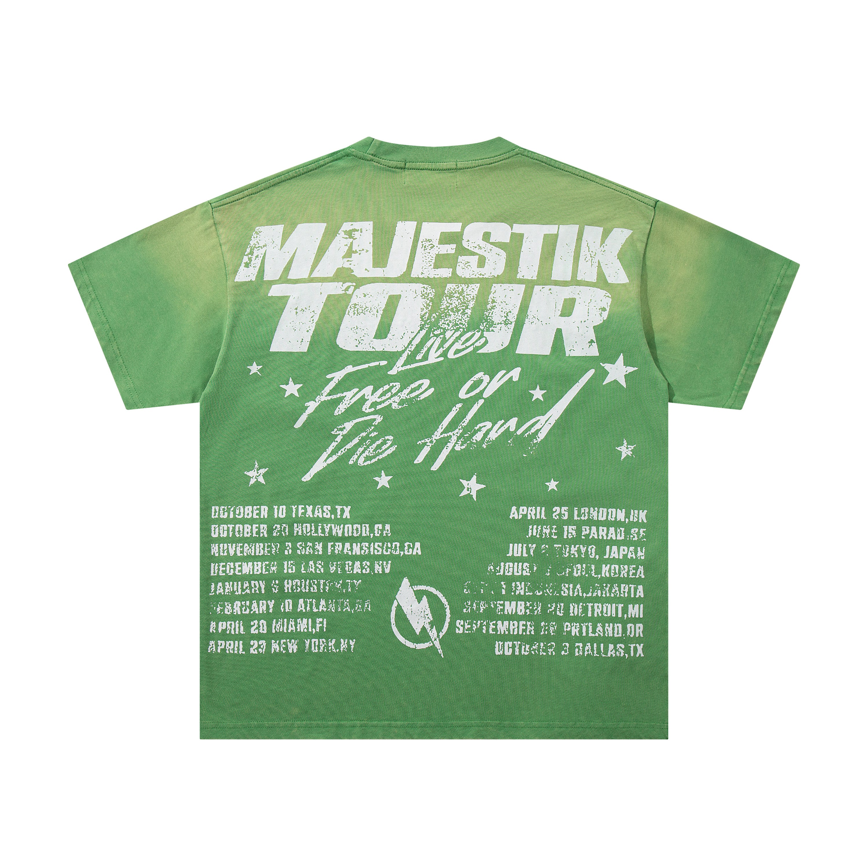 MAJESTIK Tour City Night Vintage T‑Shirt
