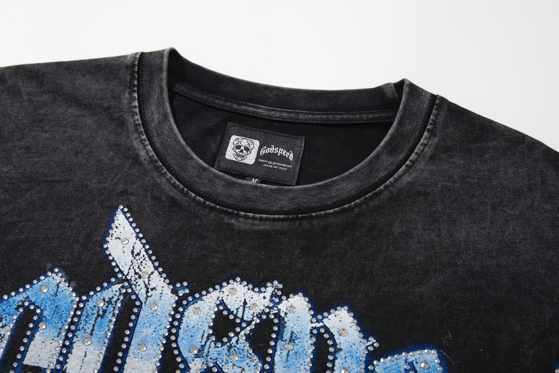 Godspeed Skull Toast Double‑Sided Vintage Graphic T‑Shirt