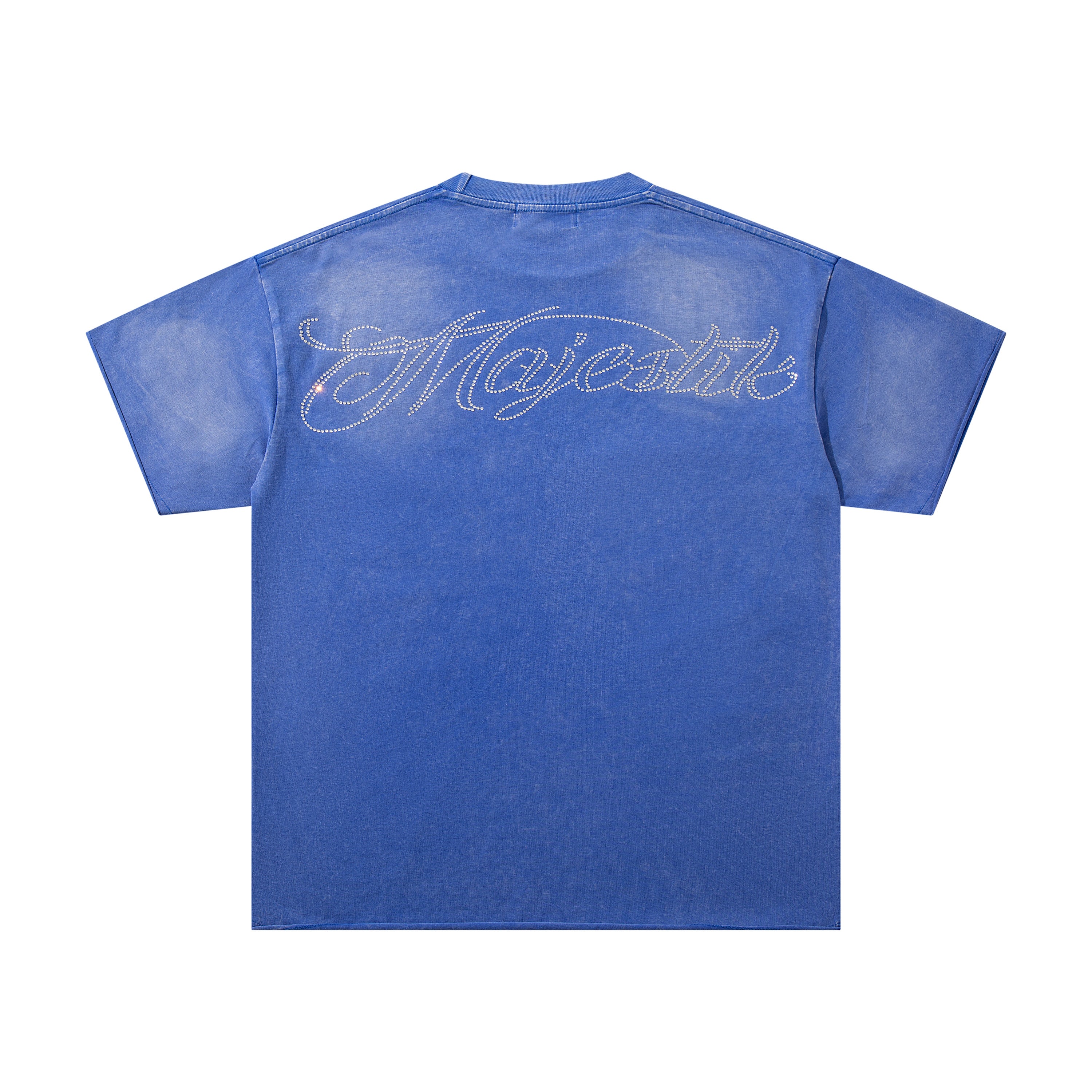 MAJESTIK Department Skeleton Driver Double‑Sided Vintage T‑Shirt