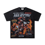 MAJESTIK Motosports 00 Champions Vintage Black Double‑Sided T‑Shirt