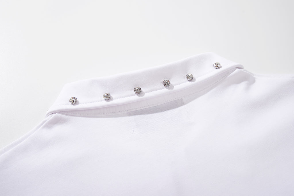 MAJESTIK Sports Car Graphic Quarter‑Zip Polo Shirt