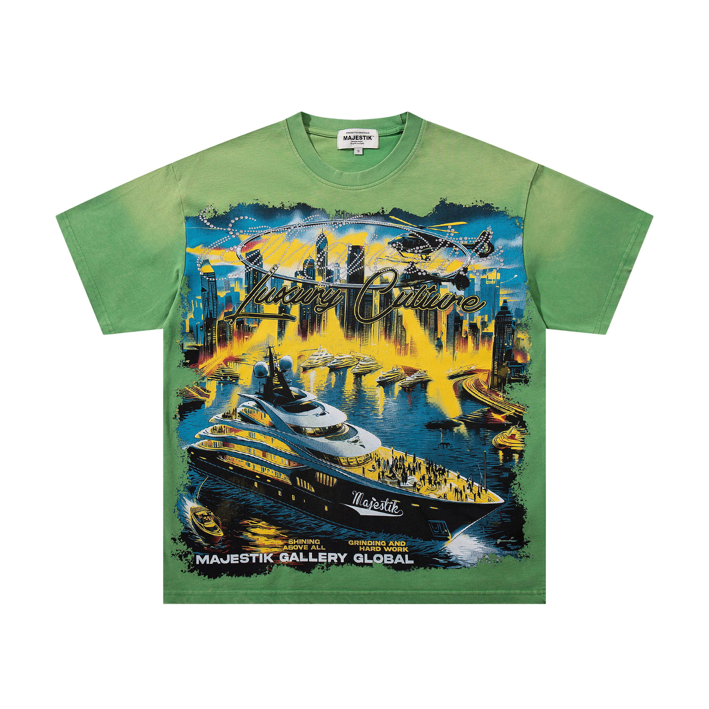 MAJESTIK Tour City Night Vintage T‑Shirt