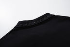 MAJESTIK Retro Car Diner Graphic Quarter‑Zip Polo Shirt