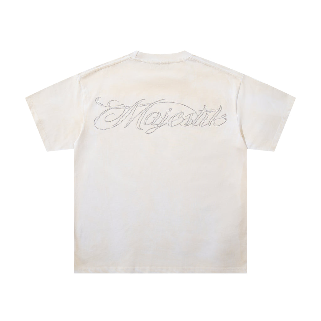 MAJESTIK Hell Pro Boxing Skeleton Double‑Sided Vintage T‑Shirt
