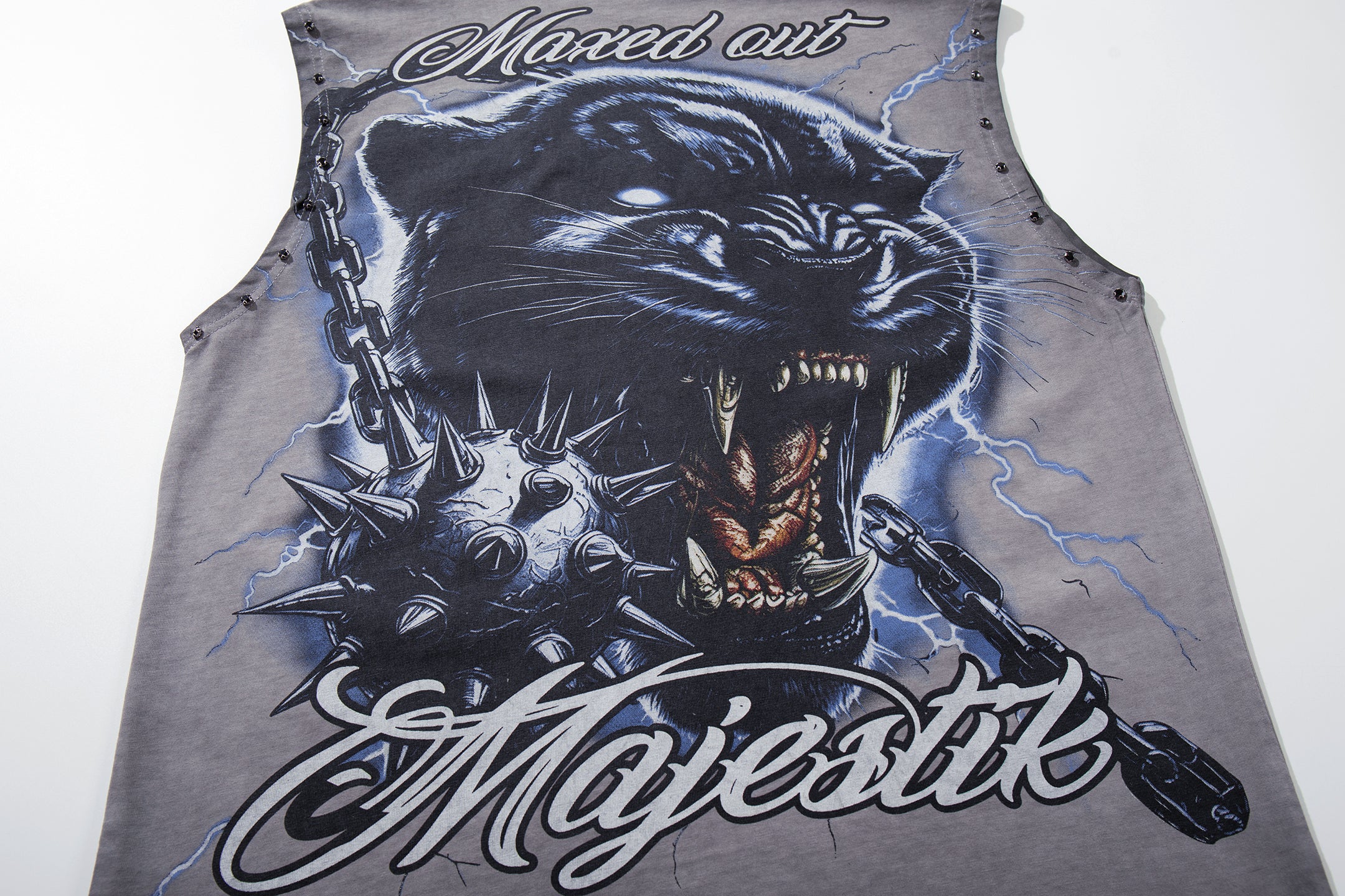 MAJESTIK Black Panther Graphic Tank Top