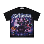 MAJESTIK Alien DJ Space Vintage T‑Shirt