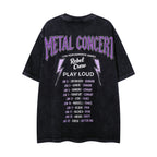 MAJESTIK Metal Concert Sports Car Double‑Sided Vintage T‑Shirt