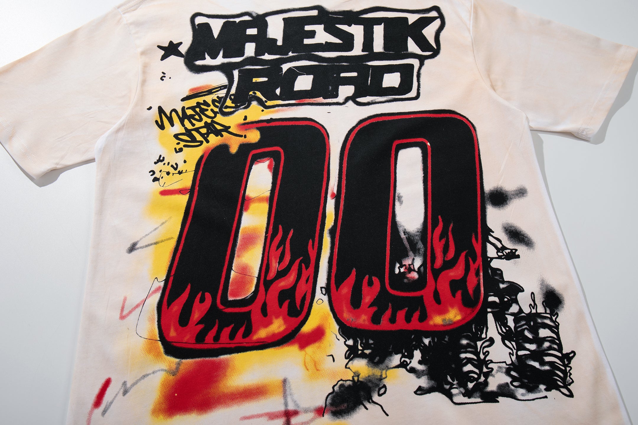 MAJESTIK Racing 00 Double‑Sided Graphic T‑Shirt