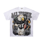 MAJESTIK Eagle Football Double‑Sided Vintage T‑Shirt