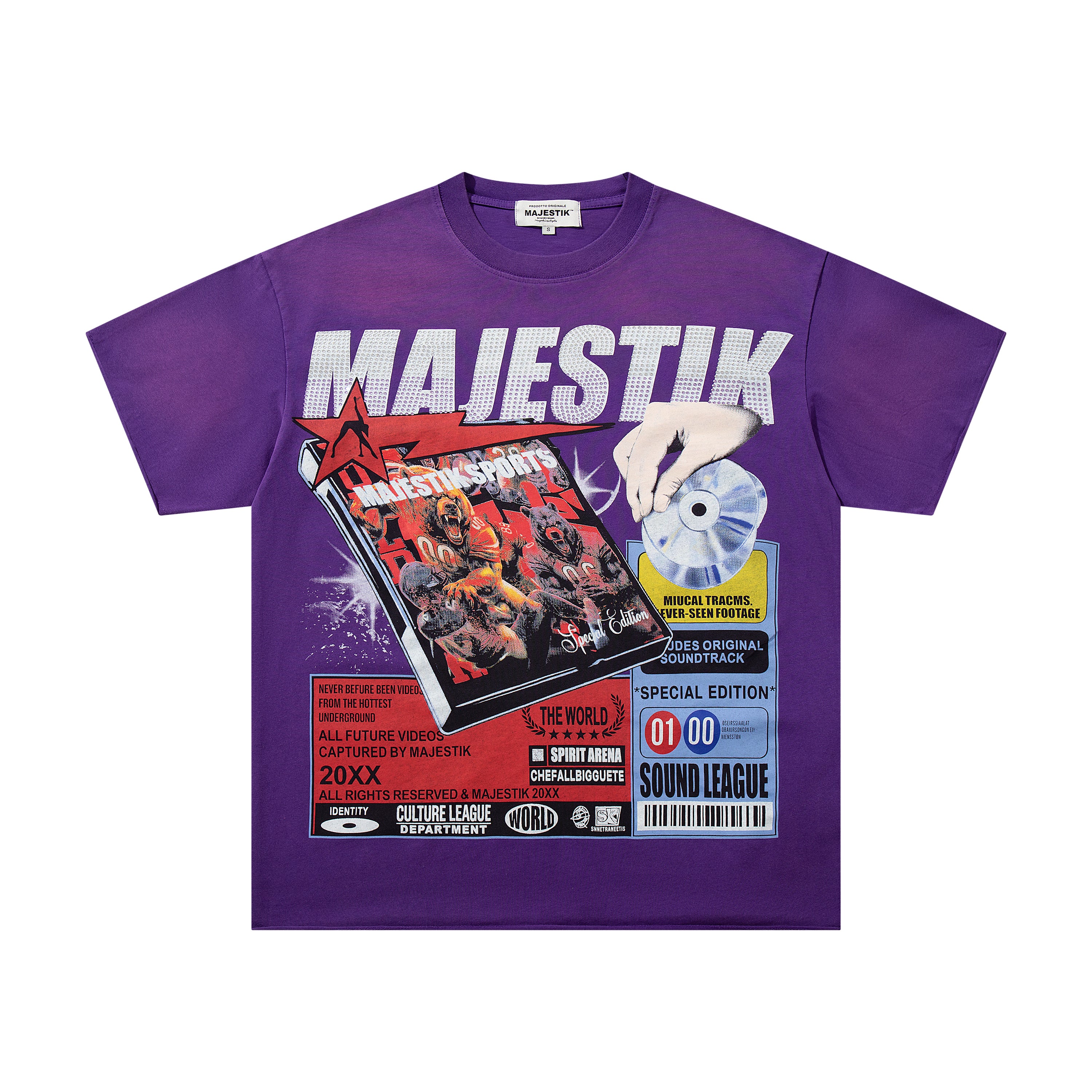 MAJESTIK Tour CD Album Vintage T‑Shirt