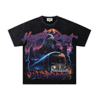 MAJESTIK Eagle Train Graphic Short‑Sleeve T‑Shirt