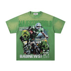 MAJESTIK Bad News Lock In Take Over Vintage T‑Shirt