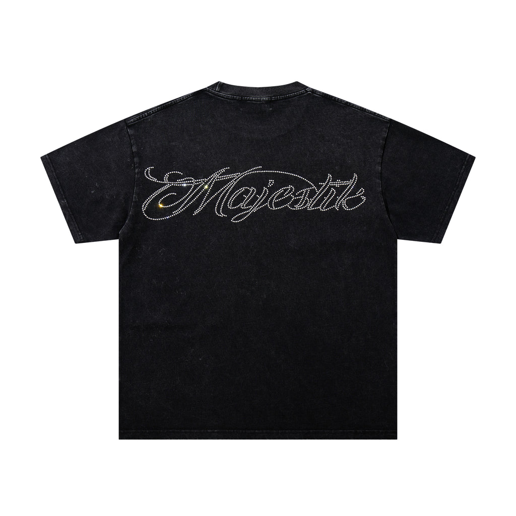 MAJESTIK Football Catch Double‑Sided Vintage T‑Shirt