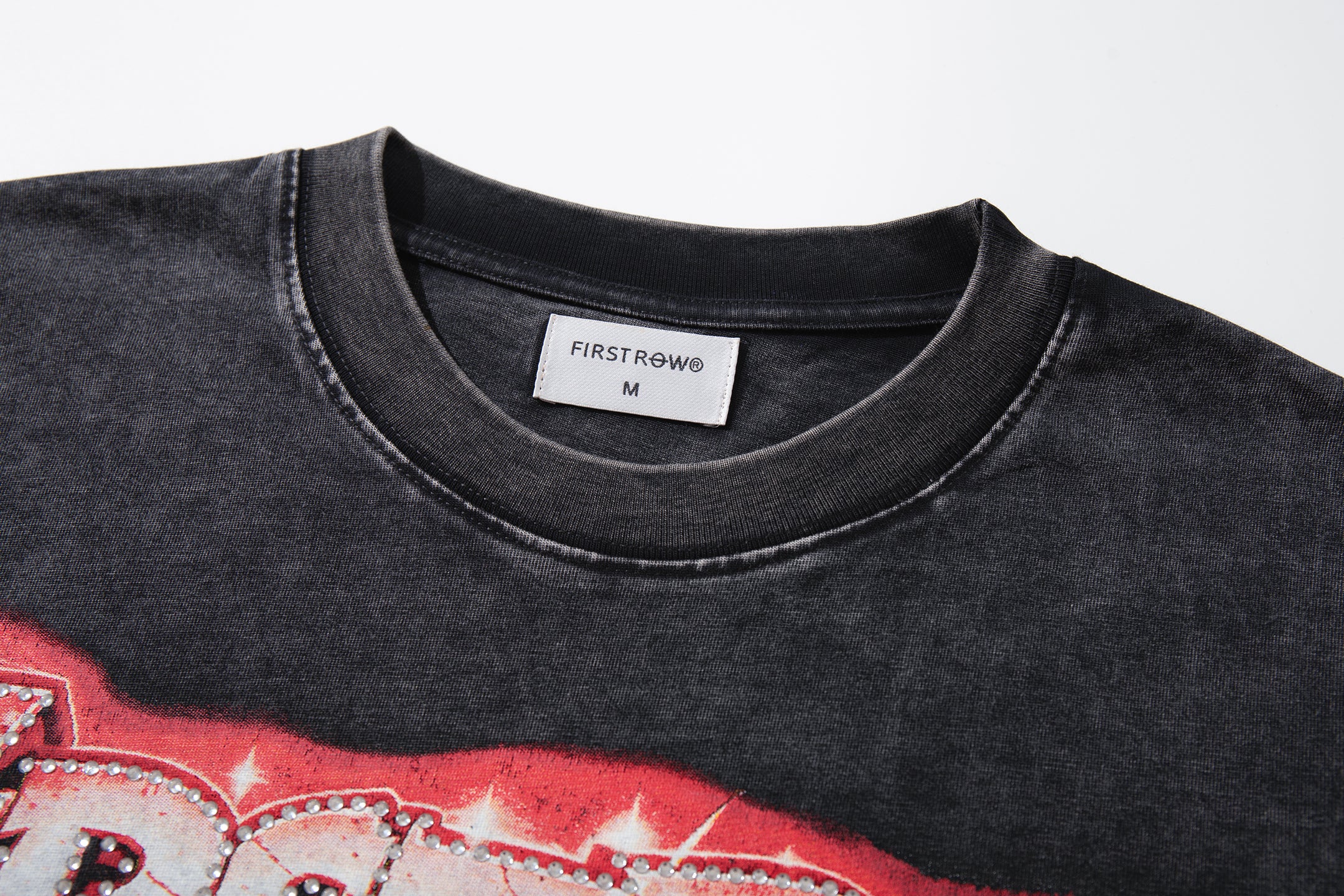 MAJESTIK Double‑Sided Skull Graphic Vintage T‑Shirt