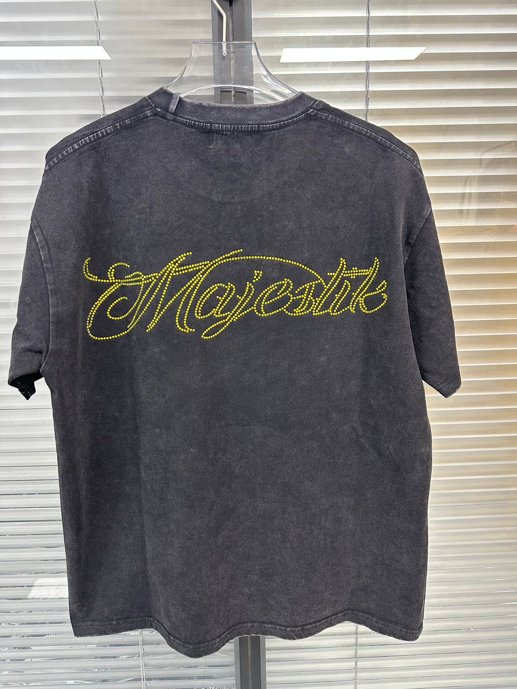 MAJESTIK Motocross Racing Vintage Black Double‑Sided T‑Shirt