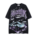 MAJESTIK Metal Concert Sports Car Double‑Sided Vintage T‑Shirt
