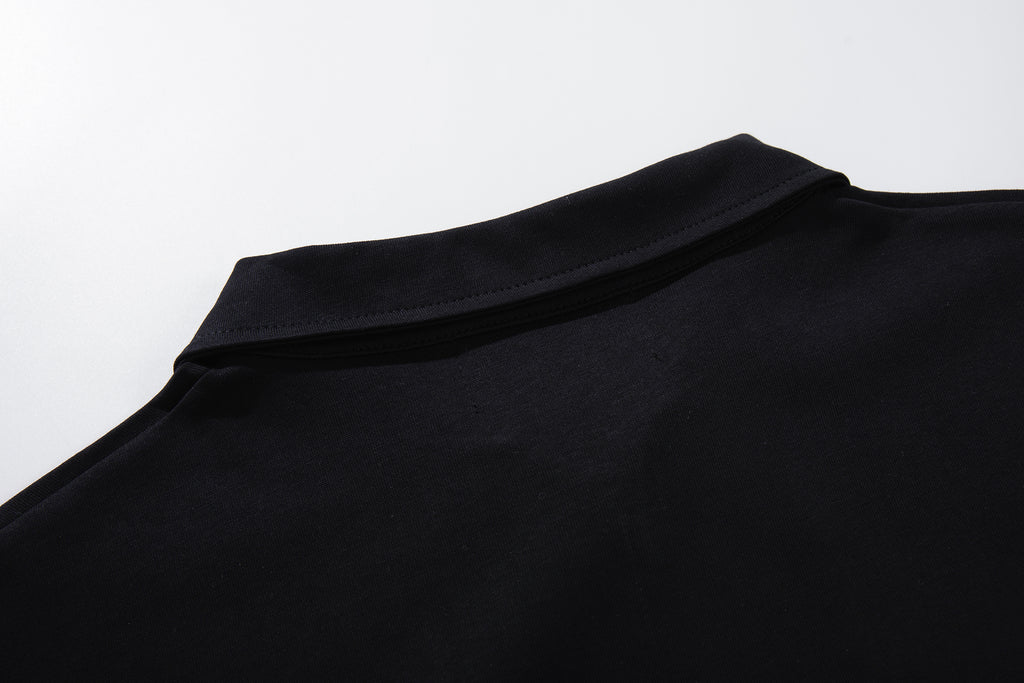 MAJESTIK Global Half‑Zip Polo T‑Shirt