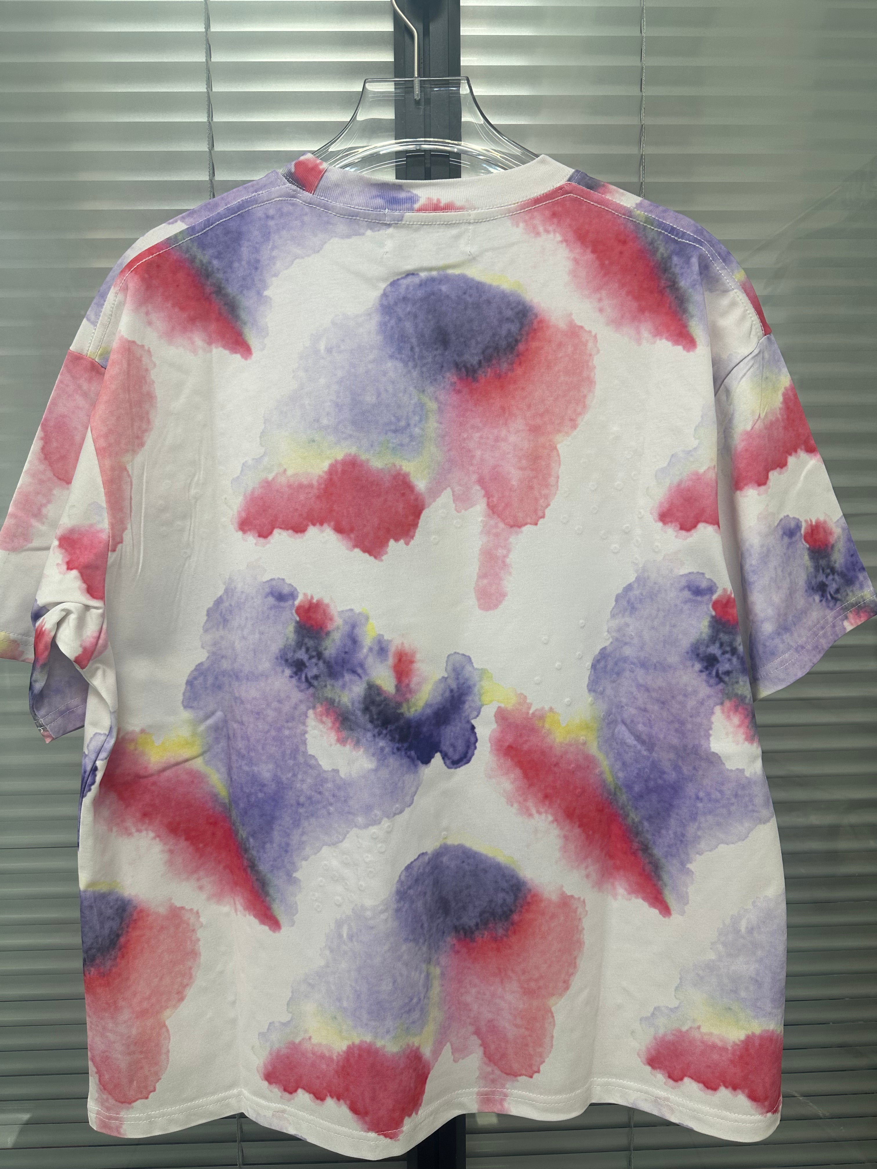 MAJESTIK Tie‑Dye Skull Graphic T‑Shirt