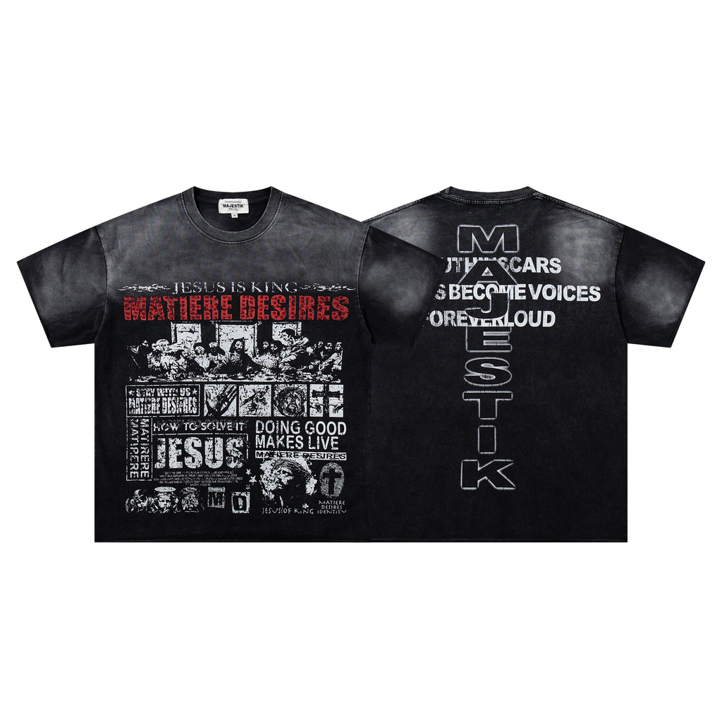 MAJESTIK Desires Vintage T‑Shirt