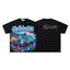 MAJESTIK Neon Sports Car City Vintage T‑Shirt