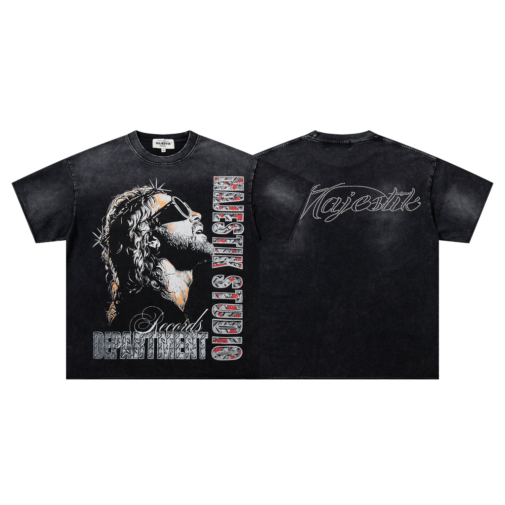 MAJESTIK Studio Portrait Vintage T‑Shirt