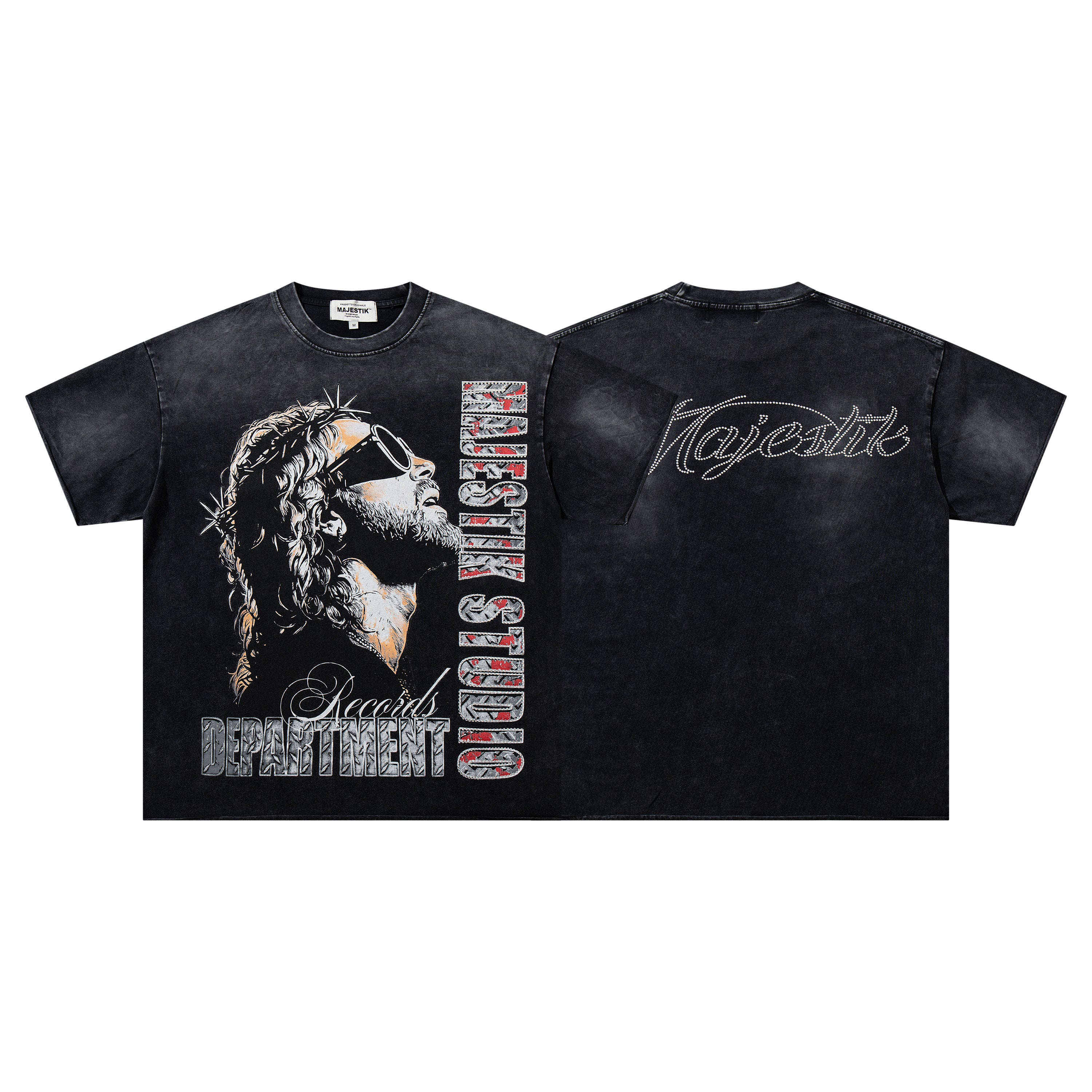MAJESTIK Studio Portrait Vintage T‑Shirt
