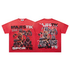 MAJESTIK Lock In Take Over Sports Vintage T‑Shirt