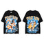 MAJESTIK Dual‑Sided Vintage Football Graphic T‑Shirt