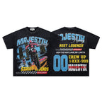 MAJESTIK Street Legends Motocross Vintage T‑Shirt