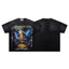 MAJESTIK Fire Dept City Street Vintage Double‑Sided T‑Shirt