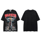 MAJESTIK The Final Match Vintage Boxing Graphic T‑Shirt