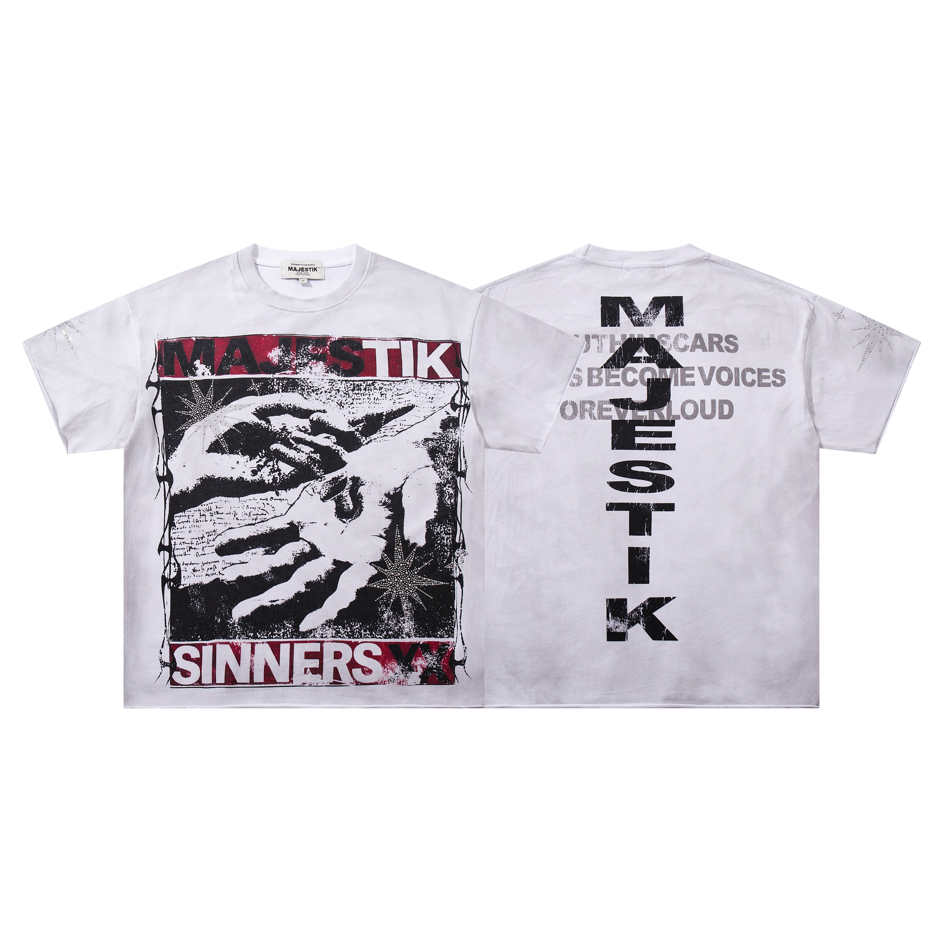 MAJESTIK Sinners Y2K Vintage T‑Shirt