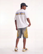 Vale Forever Lucky Charms Jorts Blue/Yellow
