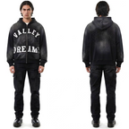 Vale Forever Classico Zip Up Hoodie Black