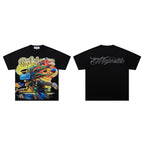MAJESTIK VR Monkey Vintage Graphic T‑Shirt
