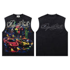 MAJESTIK Supercar City Graphic Tank Top