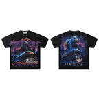 MAJESTIK Eagle Train Graphic Short‑Sleeve T‑Shirt