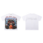 MAJESTIK Jungle Skull Vintage Graphic T‑Shirt