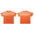 MAJESTIK Spider Web Gradient Short‑Sleeve T‑Shirt