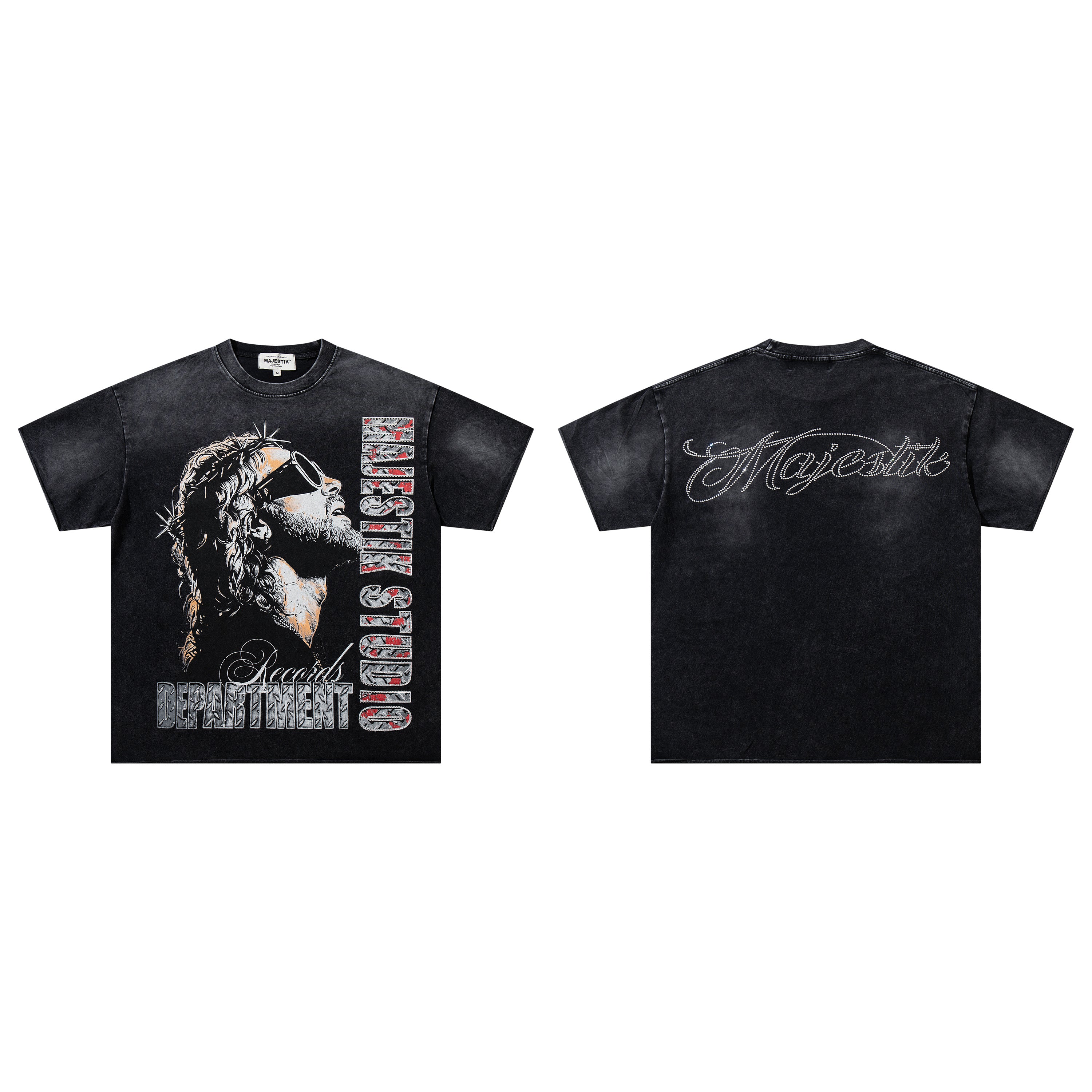 MAJESTIK Studio Portrait Vintage T‑Shirt