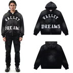 Vale Forever Classico Zip Up Hoodie Black