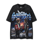Godspeed Skull Toast Double‑Sided Vintage Graphic T‑Shirt