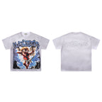 MAJESTIK Cupid Angel Double‑Sided Vintage T‑Shirt
