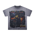 MAJESTIK Dirt Bike Vintage Graphic T‑Shirt