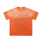 MAJESTIK Spider Web Gradient Short‑Sleeve T‑Shirt