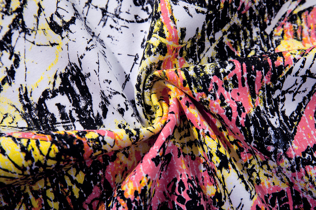 MAJESTIK Fearless Graffiti Chaos Double‑Sided Vintage T‑Shirt