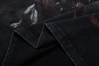 MAJESTIK Football Player Double‑Sided Vintage T‑Shirt