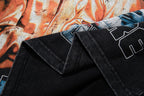 MAJESTIK Hazmat Crew Graphic Vintage T‑Shirt