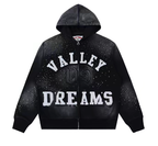 Vale Forever Classico Zip Up Hoodie Black